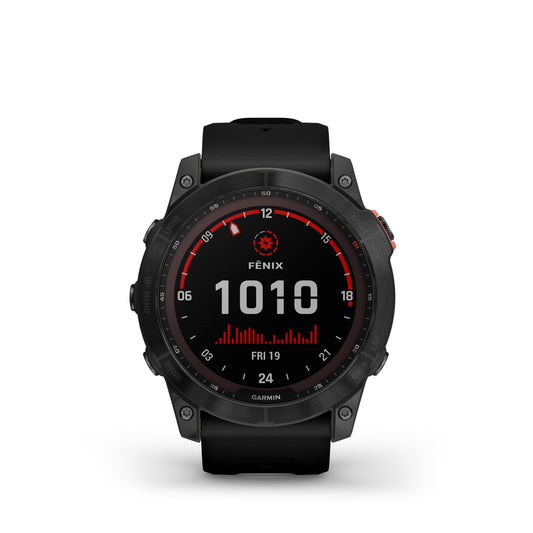 fēnix® 7X – Solar Edition, Schiefergrau mit schwarzem Armband - INVICTUSLEGIO