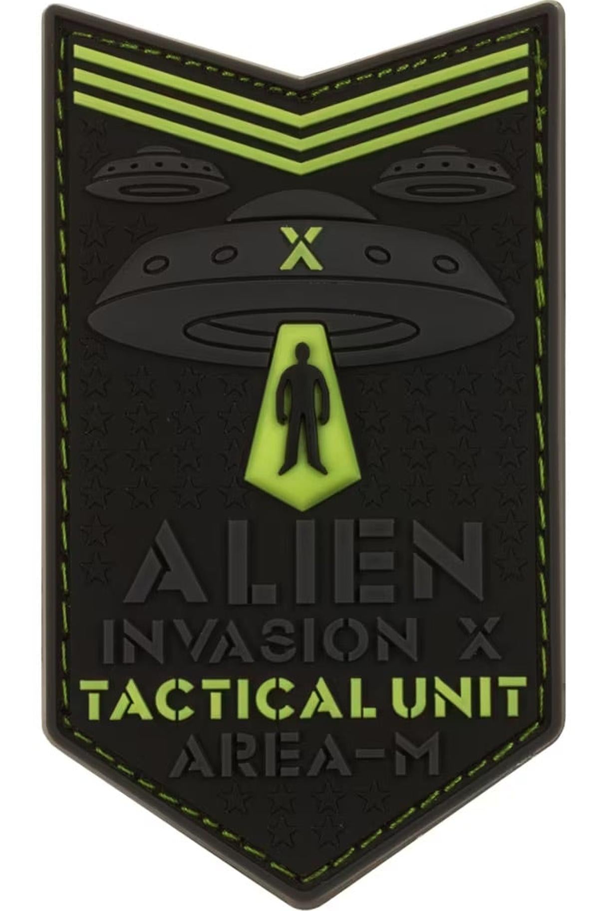 JTG Alien Invasion Tactical Unit Rubber Patch