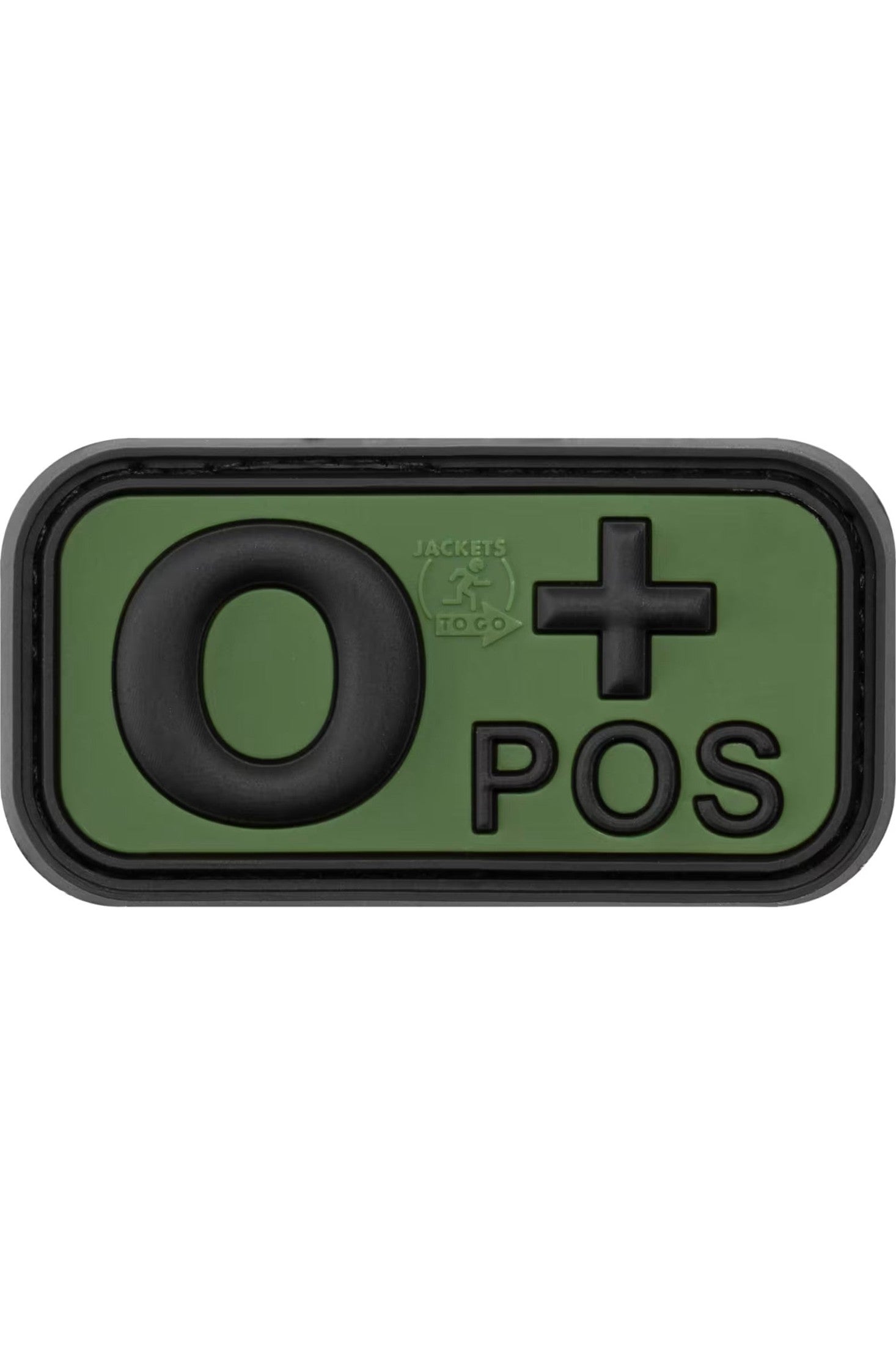 JTG Bloodtype Rubber Patch 0 Pos