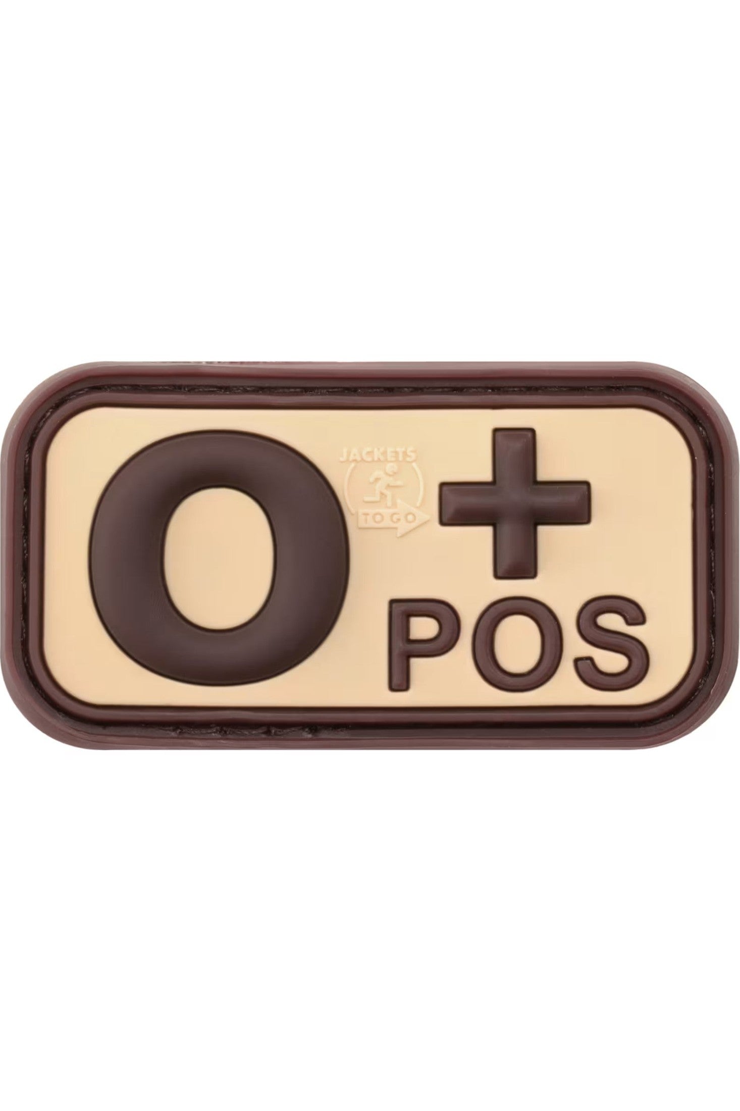 JTG Bloodtype Rubber Patch 0 Pos