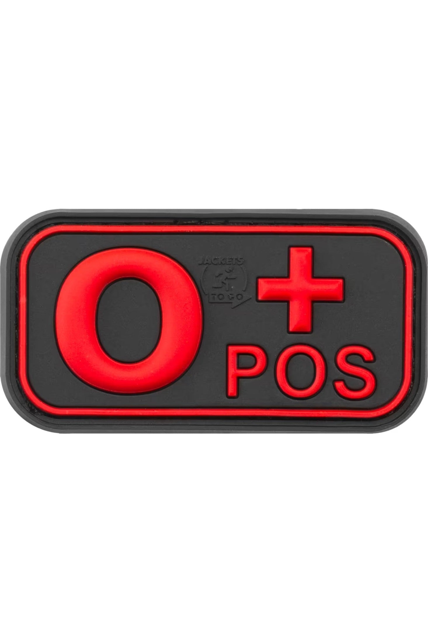 JTG Bloodtype Rubber Patch 0 Pos