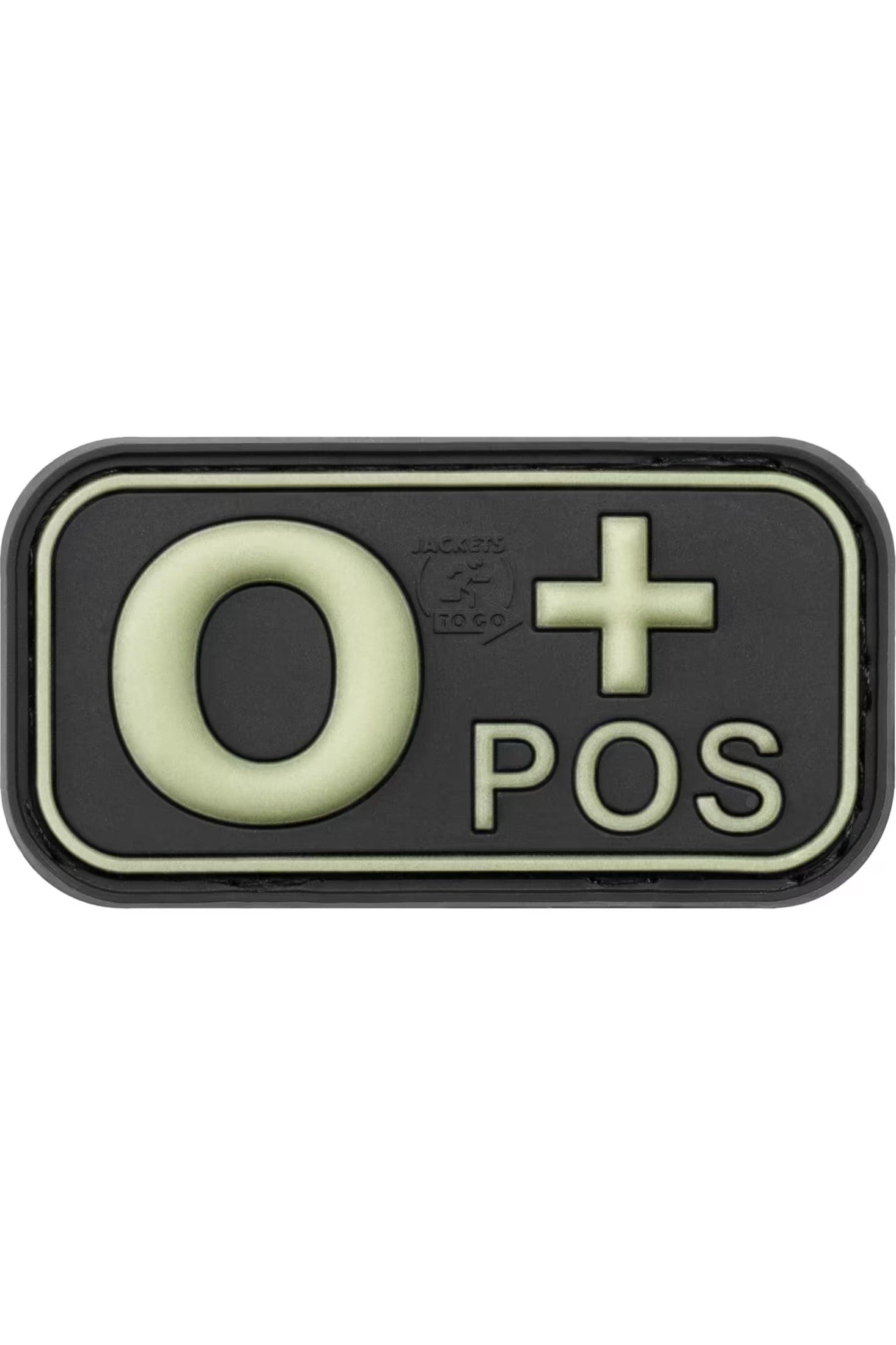 JTG Bloodtype Rubber Patch 0 Pos