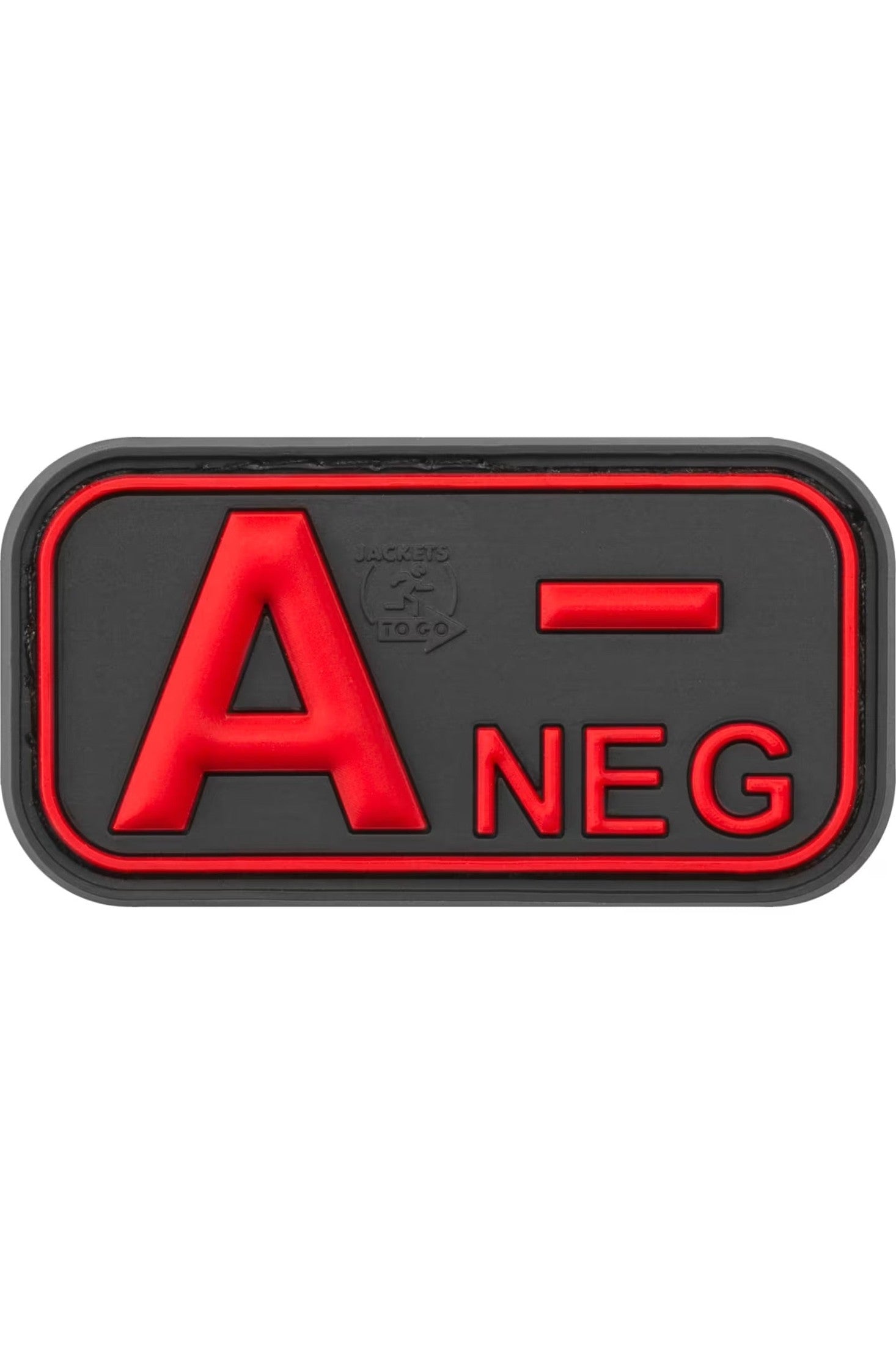 JTG Bloodtype Rubber Patch A Neg