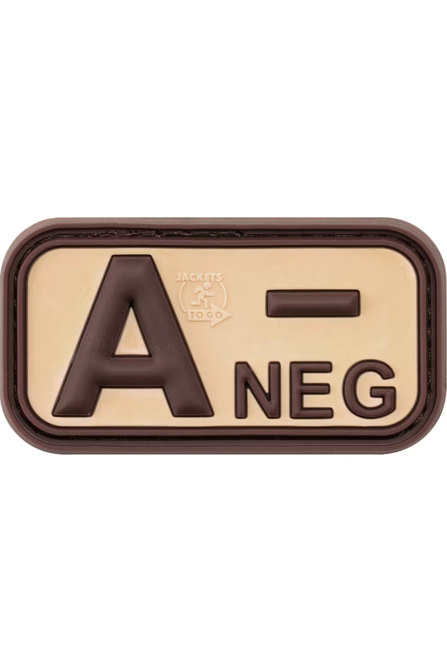 JTG Bloodtype Rubber Patch A Neg