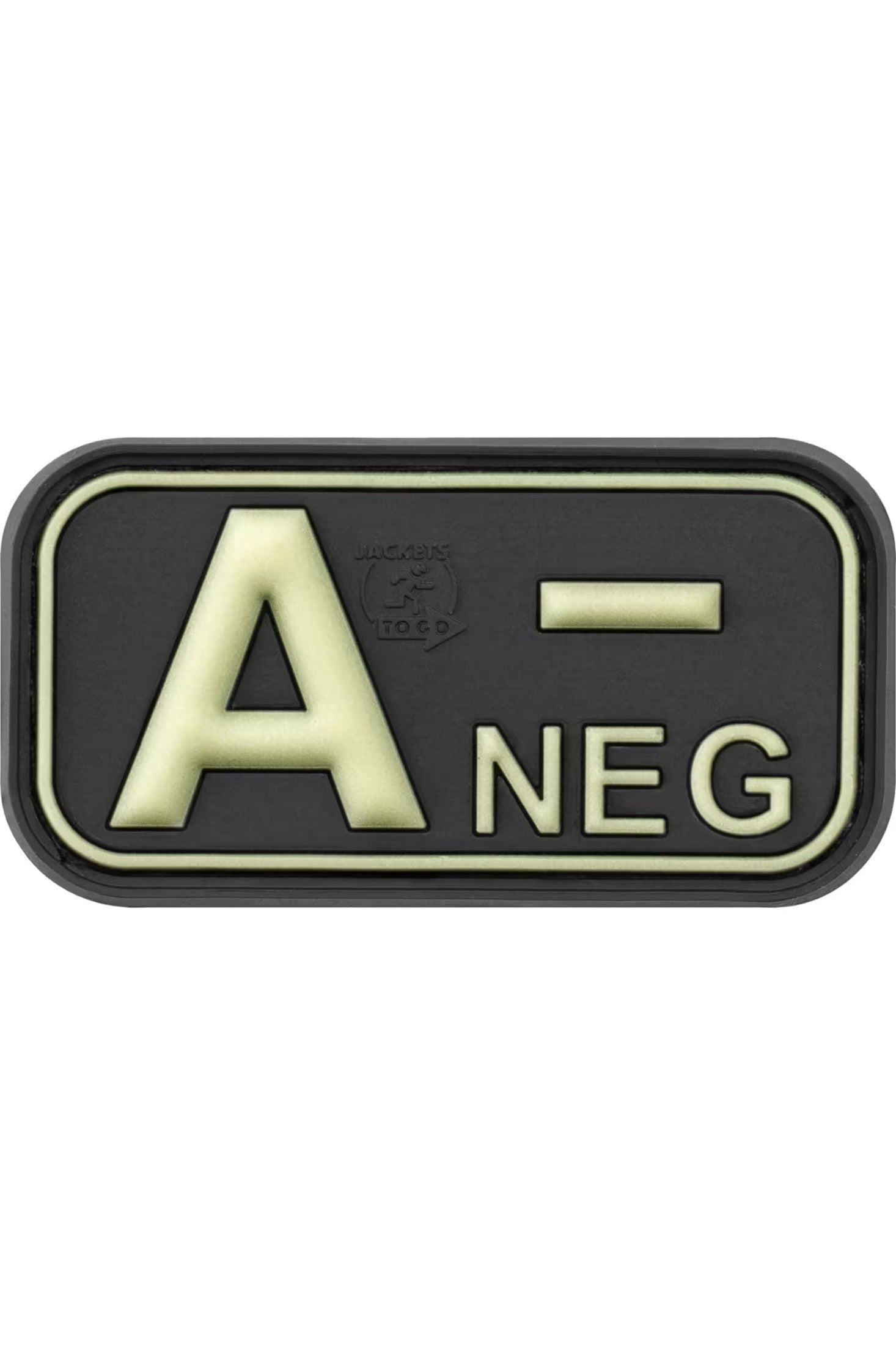 JTG Bloodtype Rubber Patch A Neg