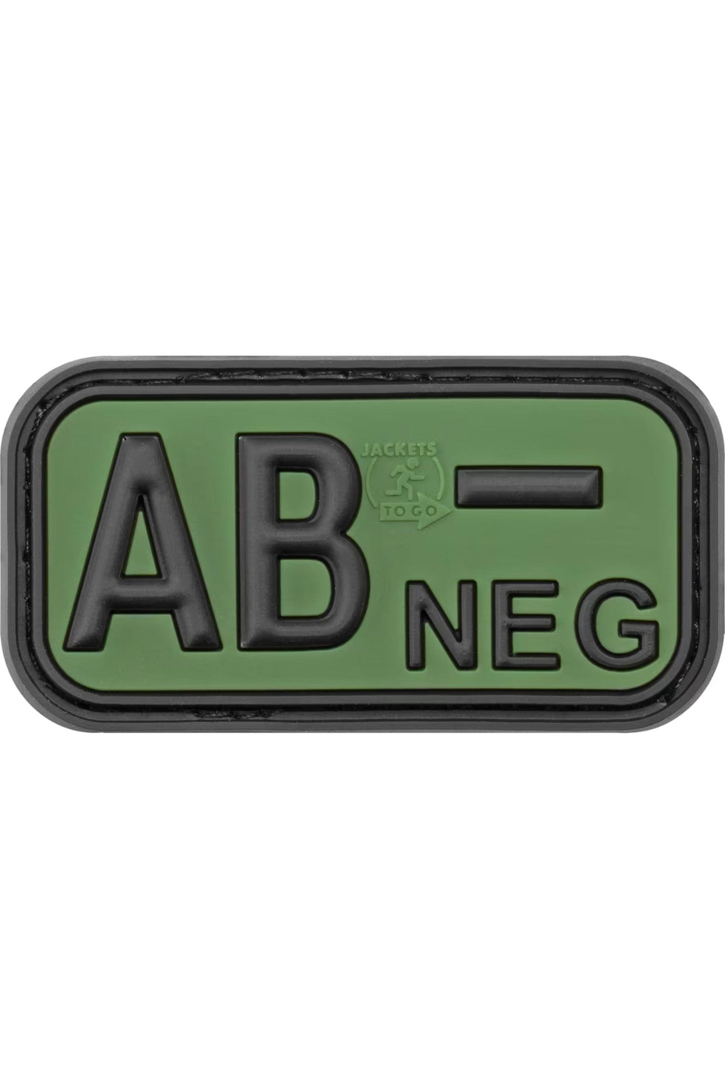 JTG Bloodtype Rubber Patch AB Neg