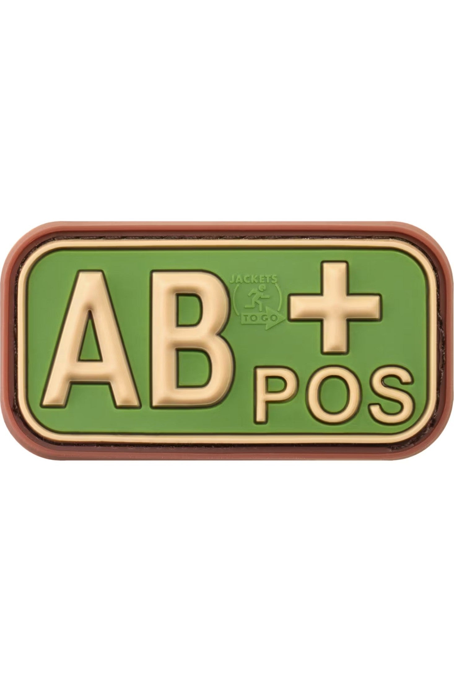 JTG Bloodtype Rubber Patch AB Pos