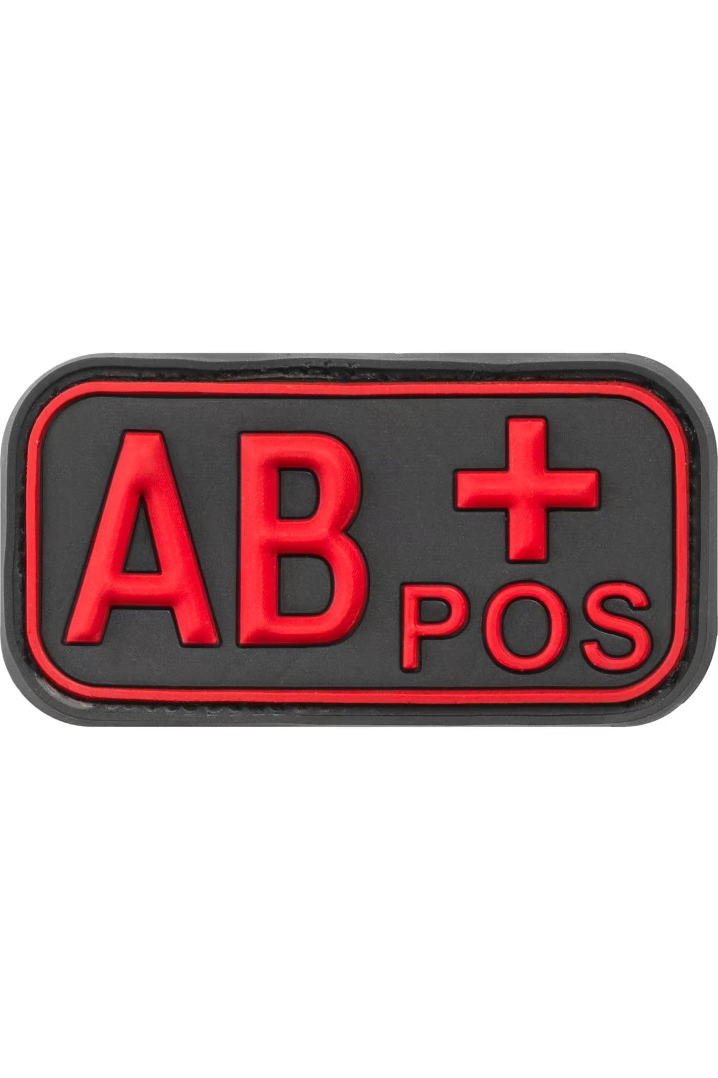 JTG Bloodtype Rubber Patch AB Pos