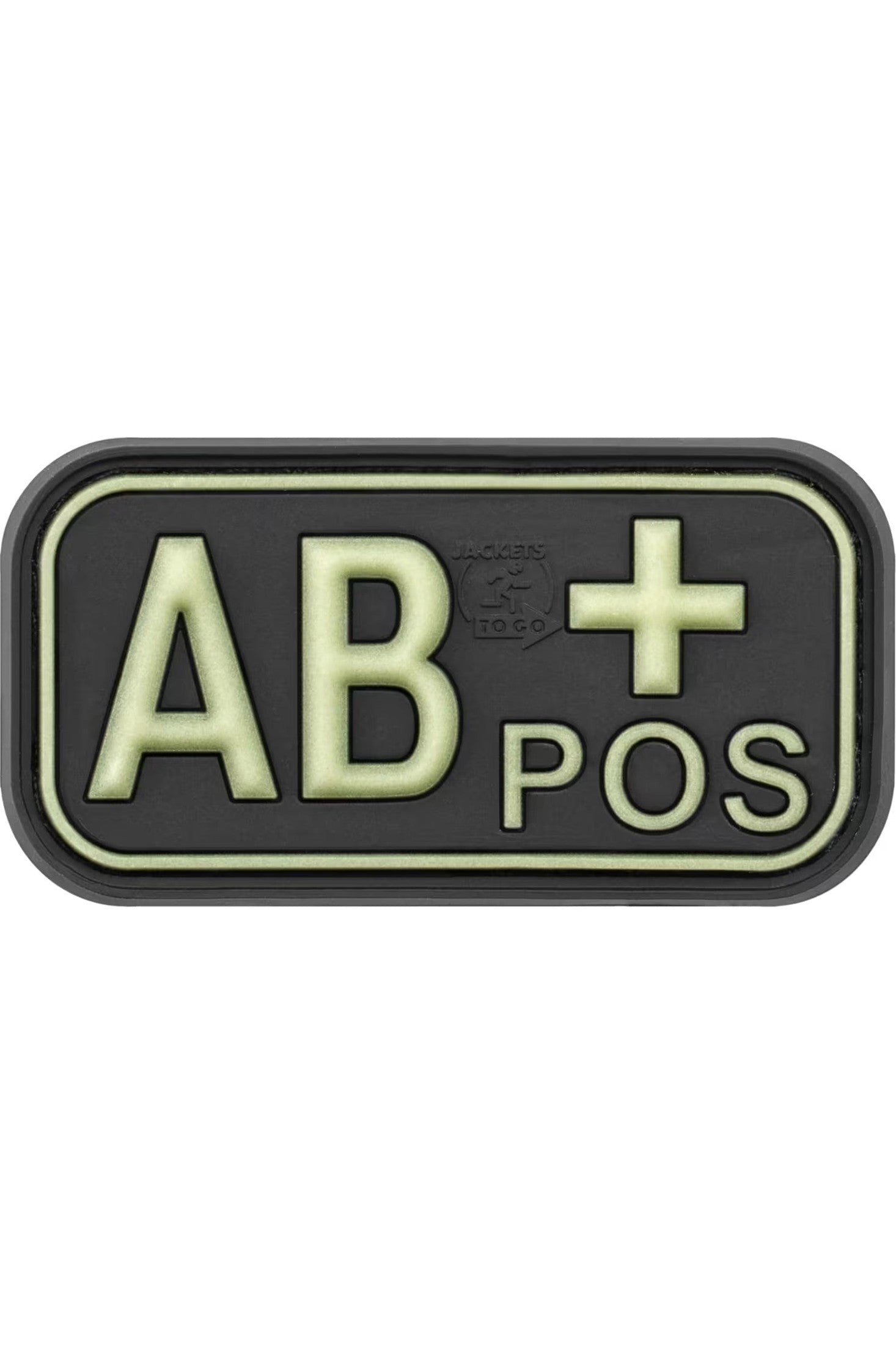JTG Bloodtype Rubber Patch AB Pos