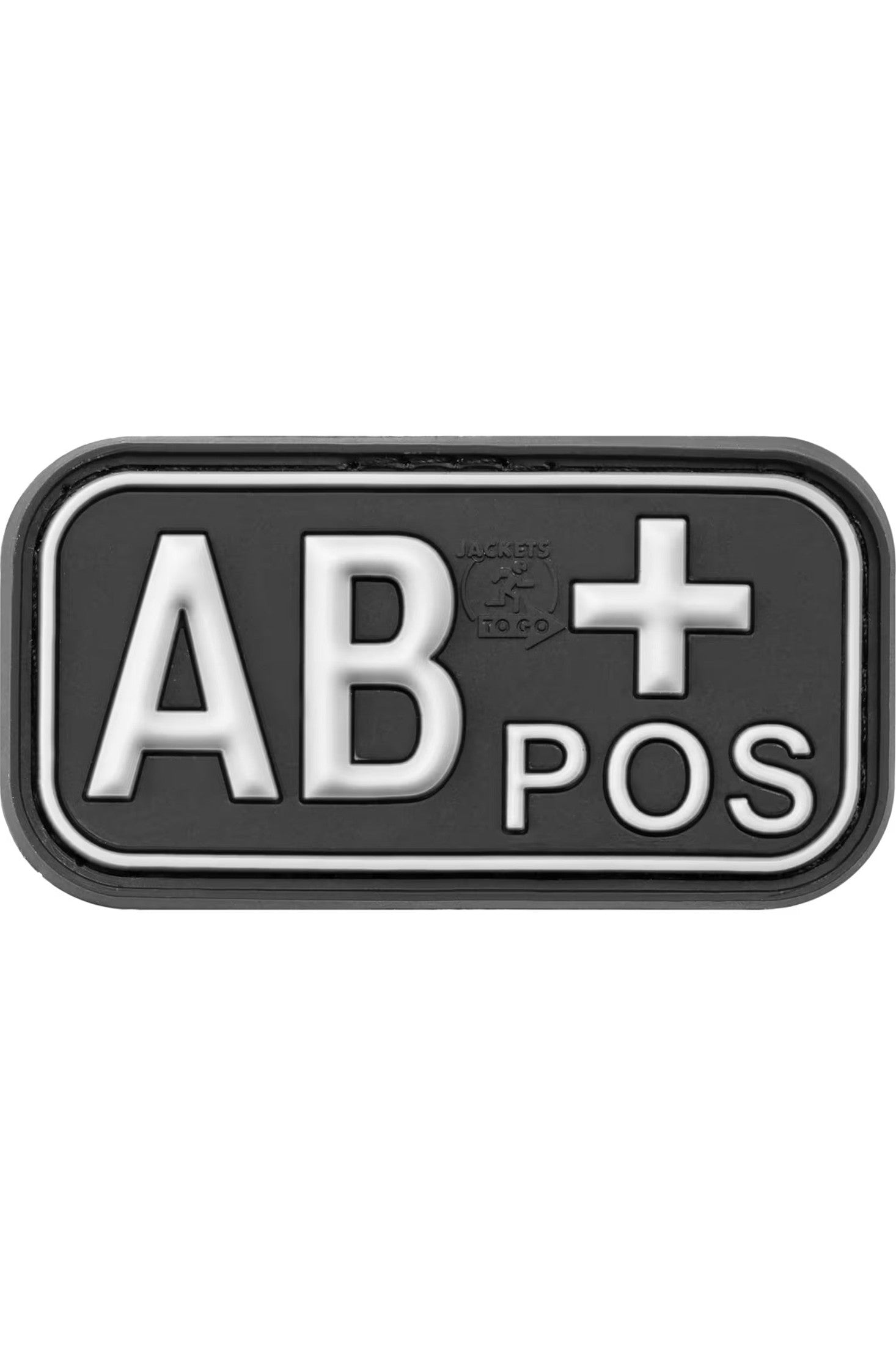 JTG Bloodtype Rubber Patch AB Pos