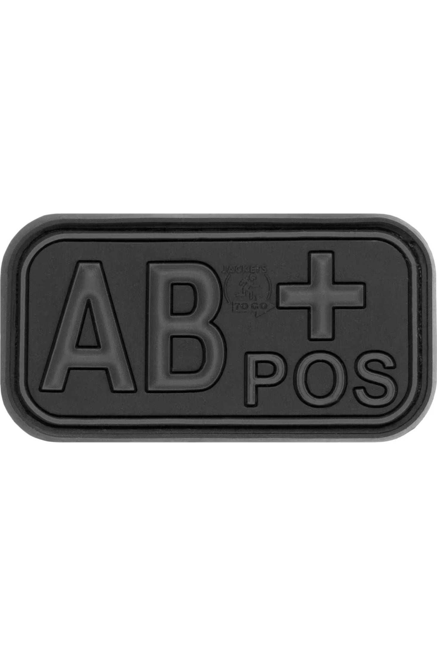 JTG Bloodtype Rubber Patch AB Pos