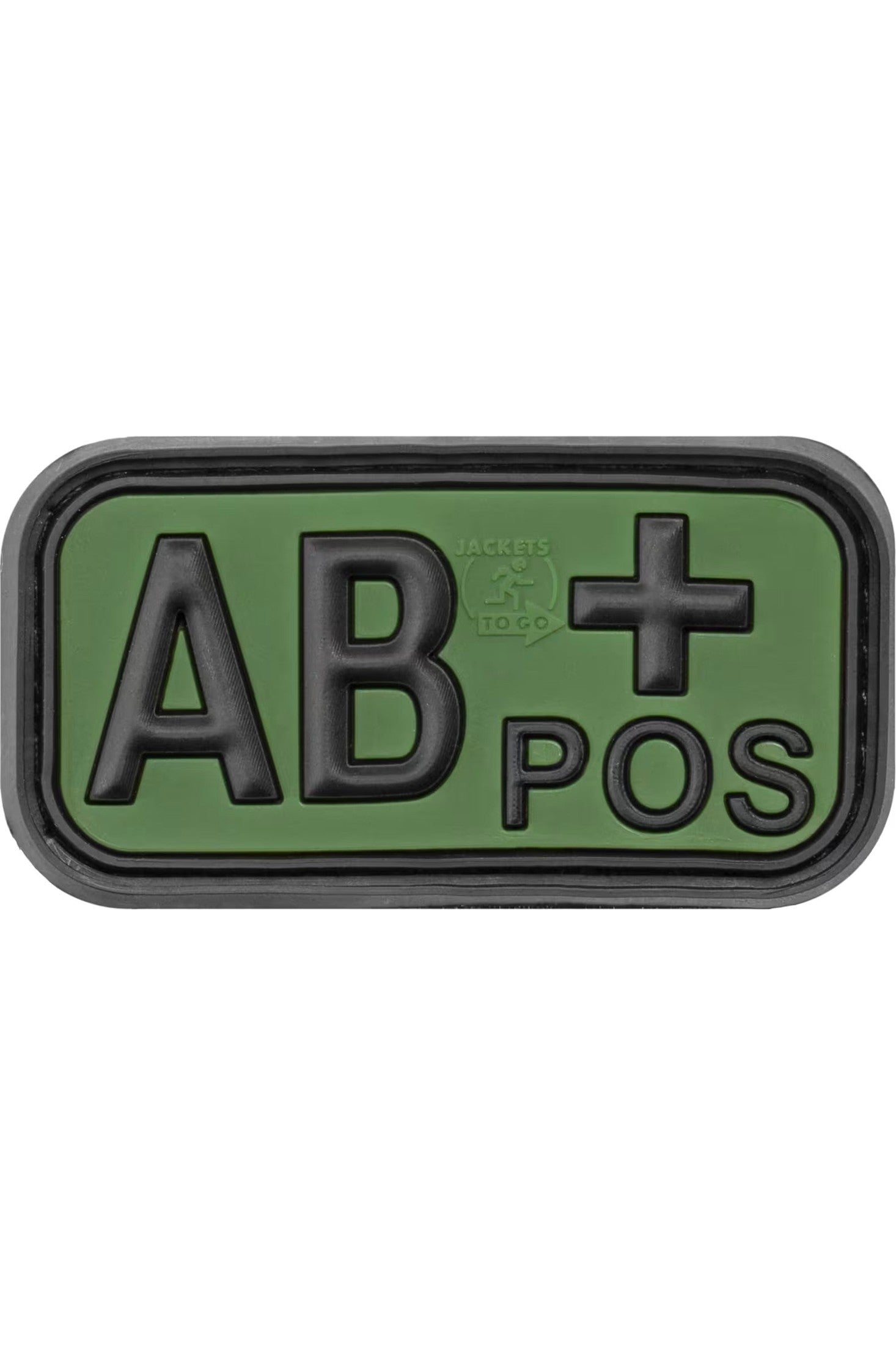 JTG Bloodtype Rubber Patch AB Pos