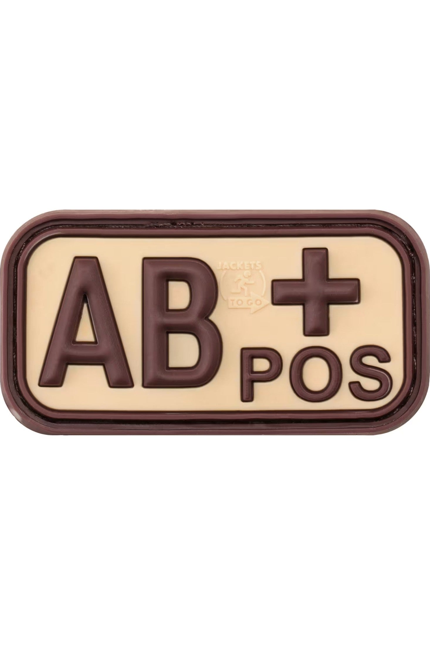 JTG Bloodtype Rubber Patch AB Pos