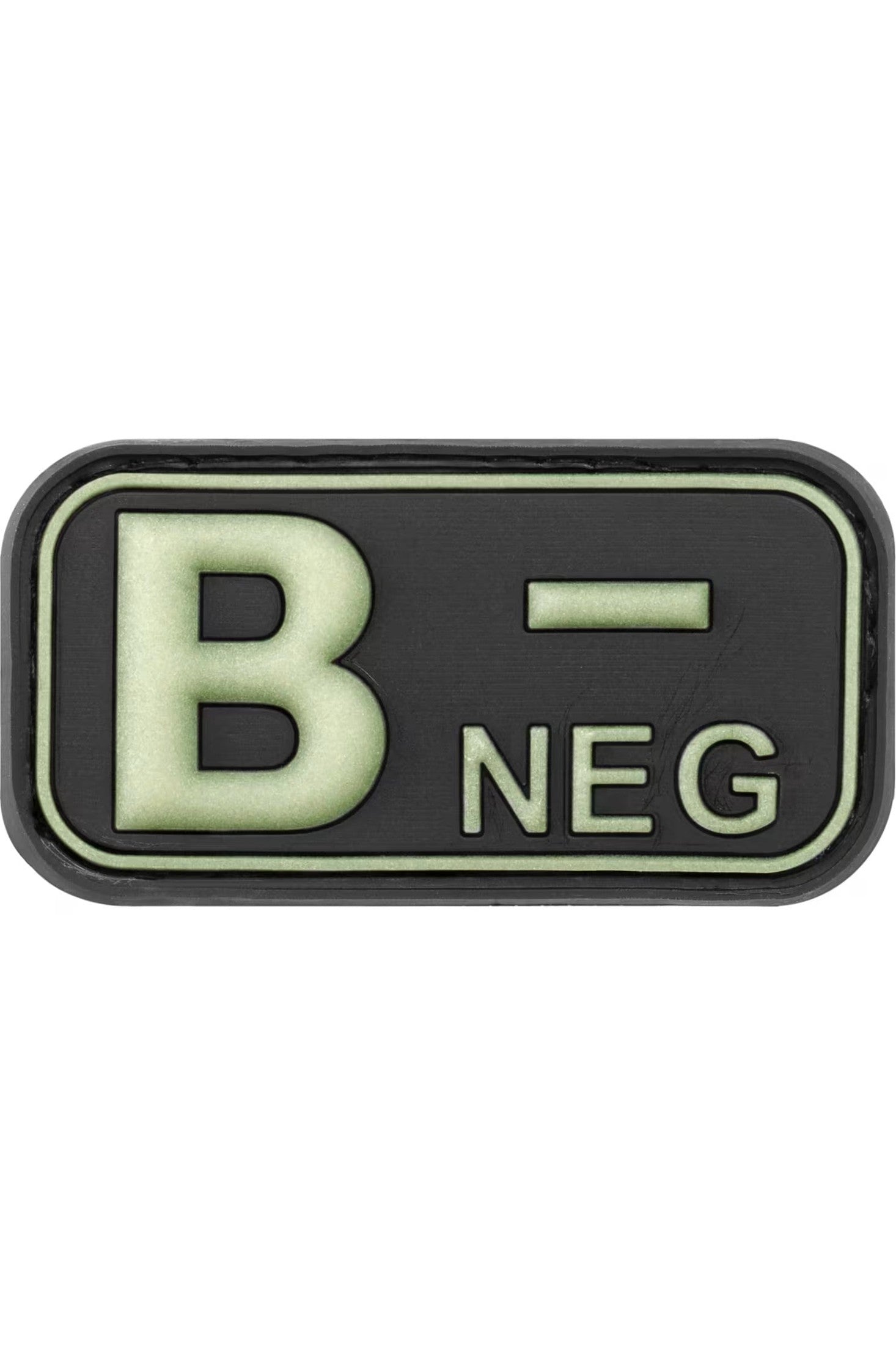 JTG Bloodtype Rubber Patch B Neg