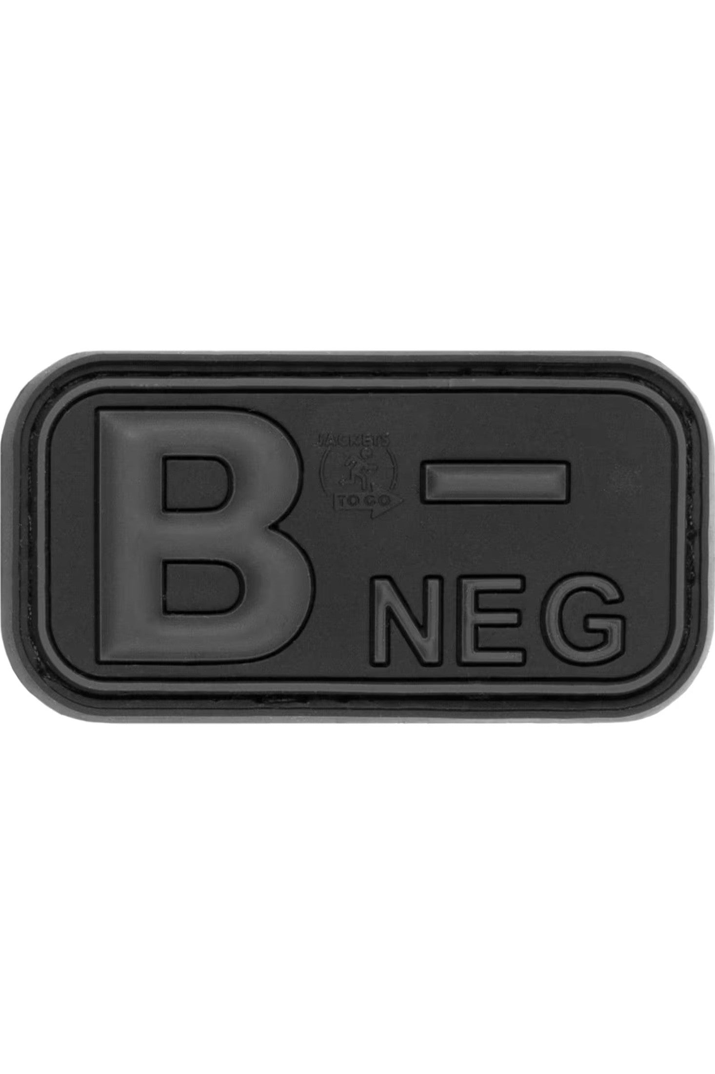 JTG Bloodtype Rubber Patch B Neg