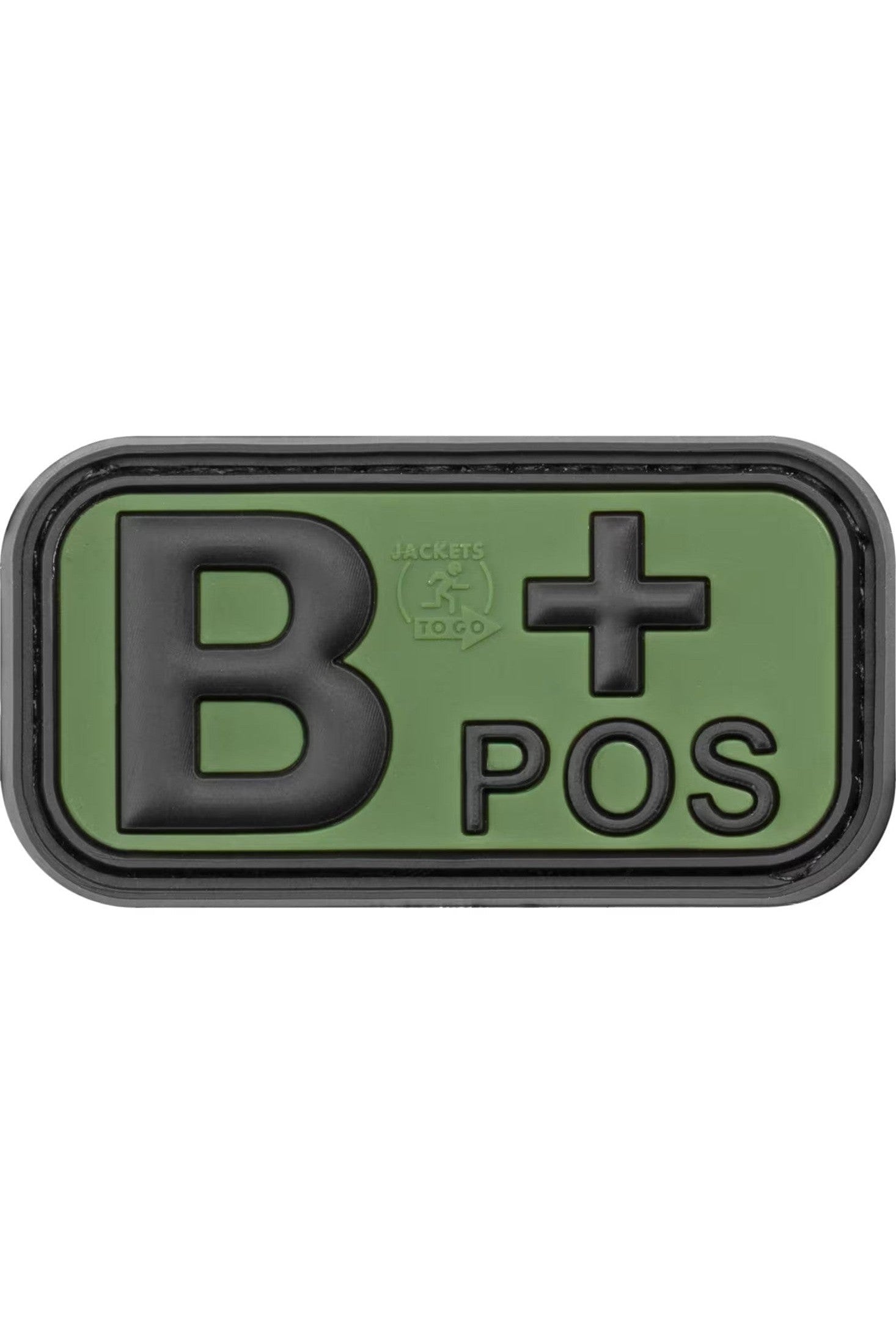 JTG Bloodtype Rubber Patch B Pos