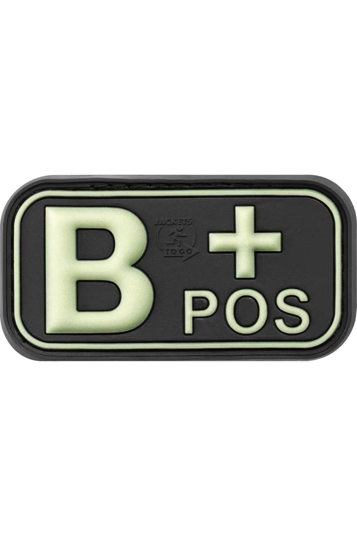 JTG Bloodtype Rubber Patch B Pos