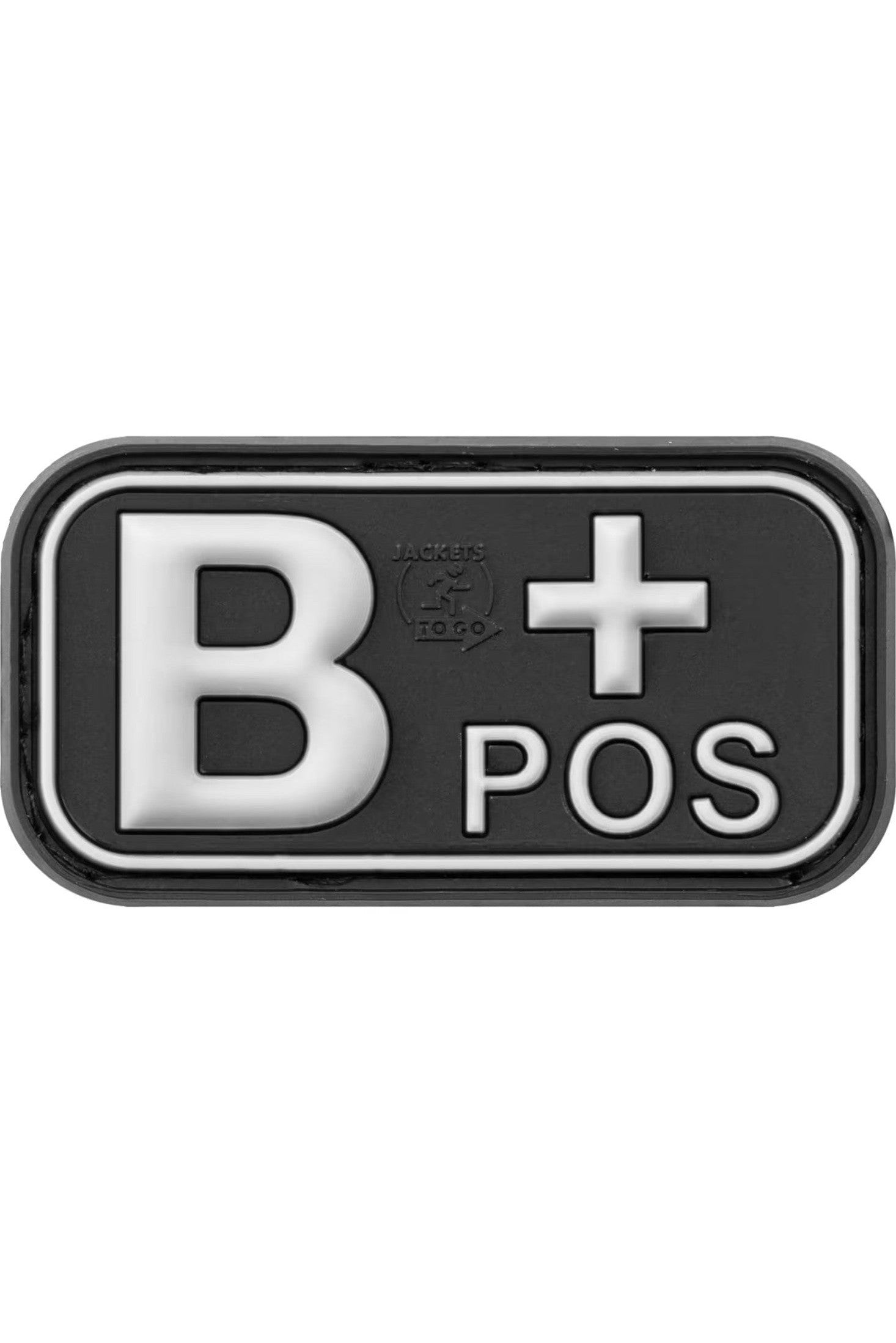 JTG Bloodtype Rubber Patch B Pos