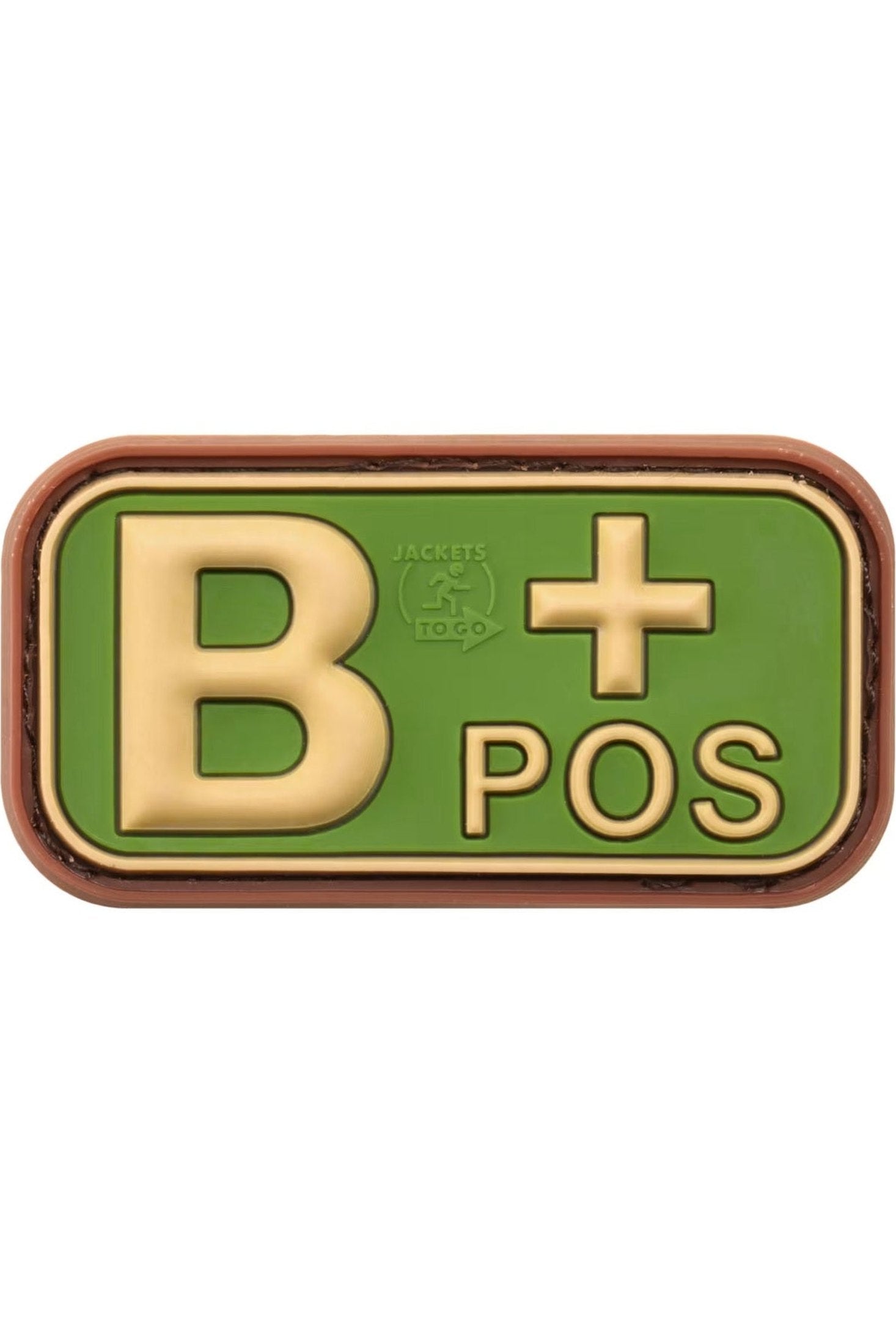 JTG Bloodtype Rubber Patch B Pos