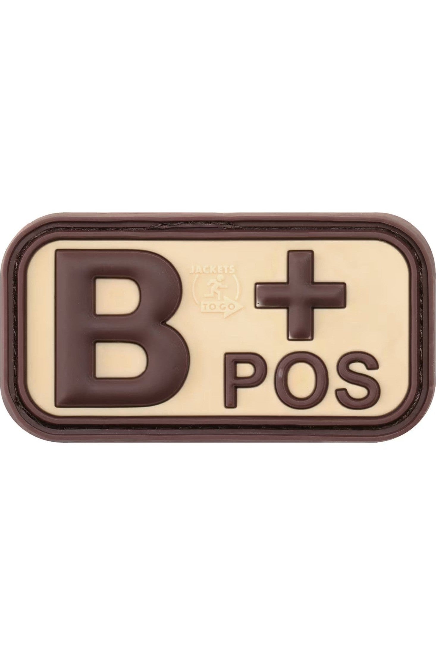 JTG Bloodtype Rubber Patch B Pos