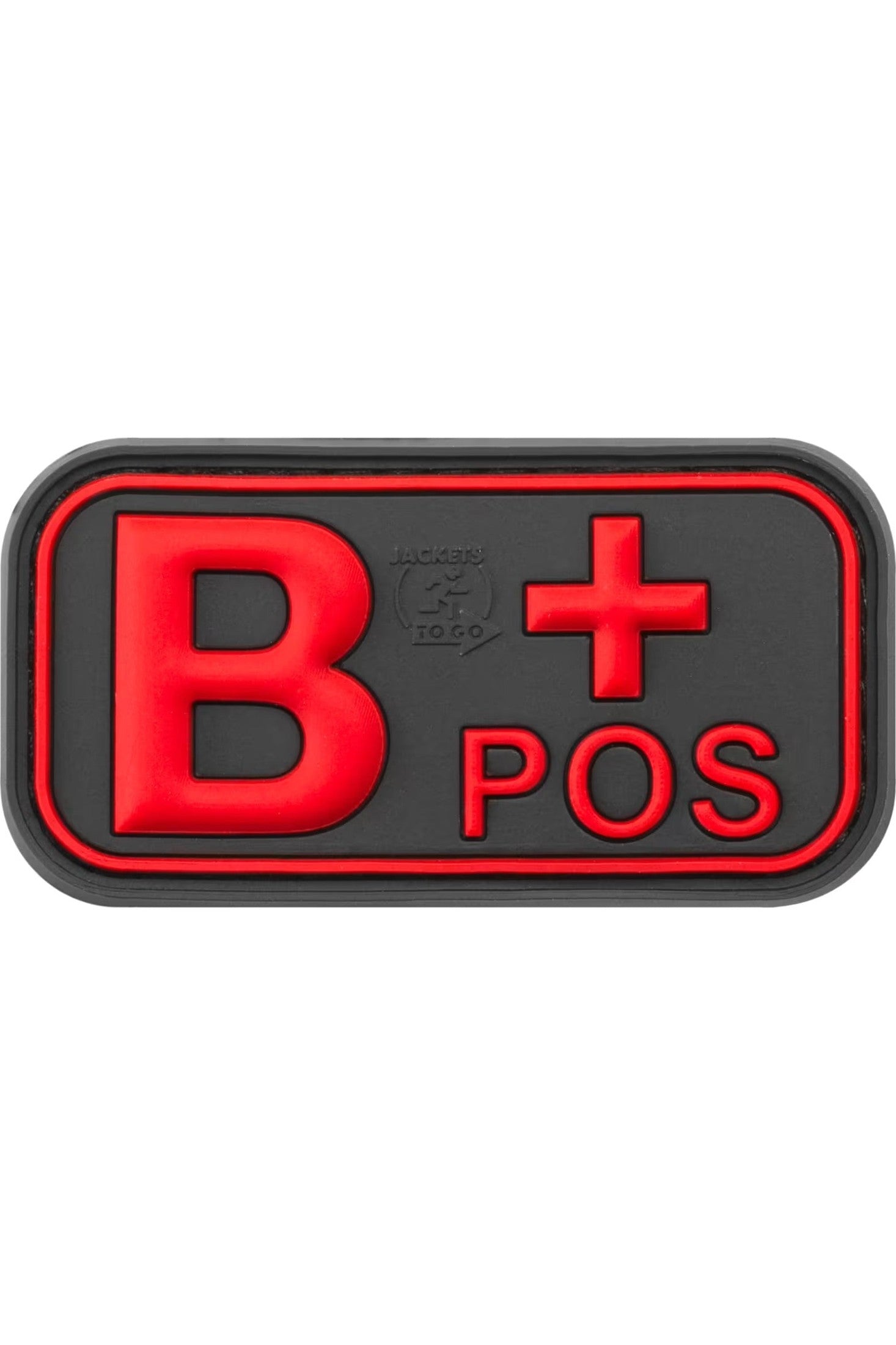 JTG Bloodtype Rubber Patch B Pos