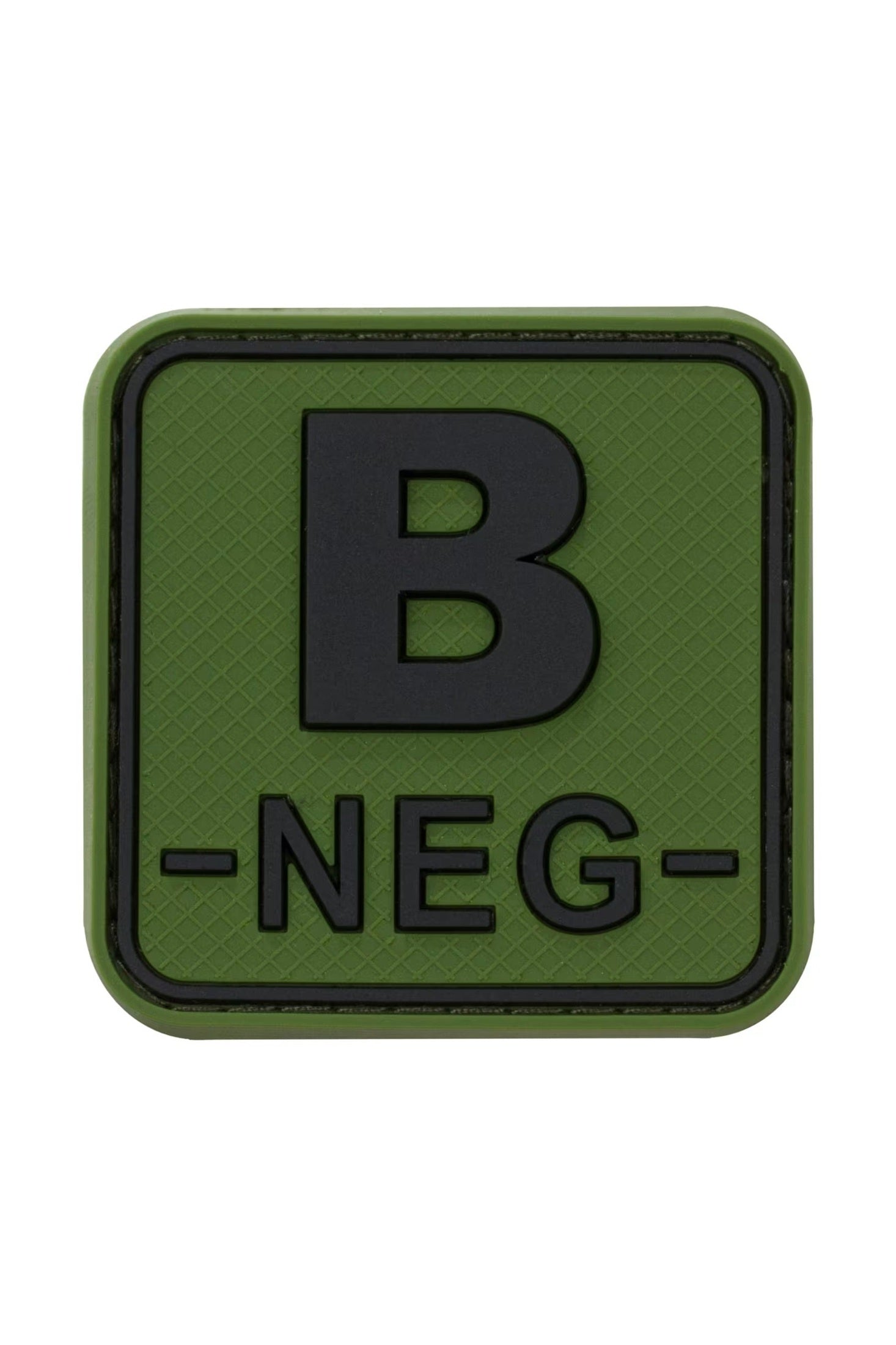 JTG Bloodtype Square Rubber Patch B Neg