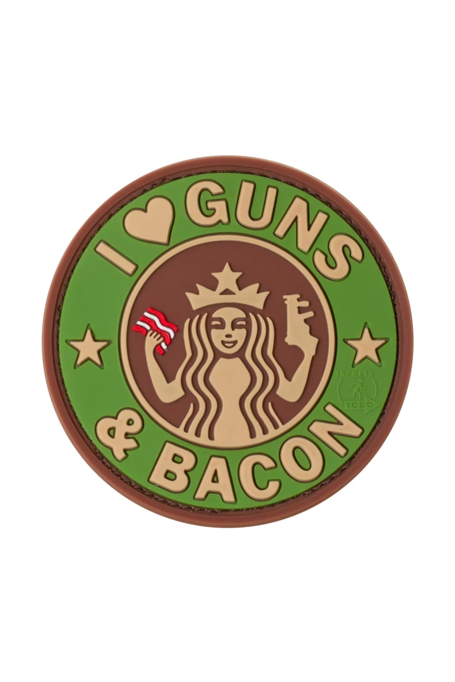 JTG Guns and Bacon Rubber Patch