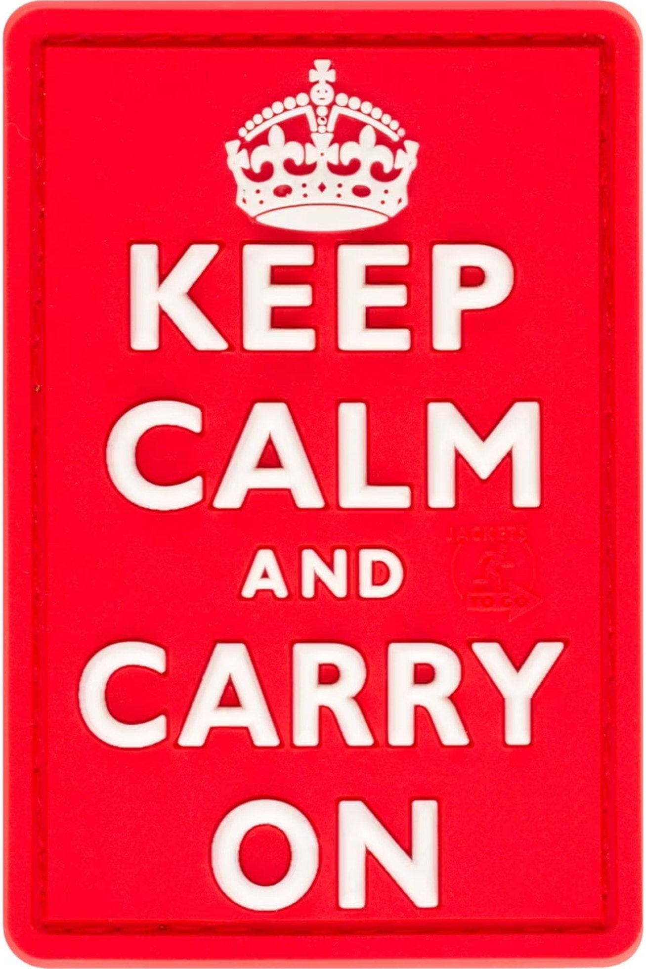 JTG Keep Calm Rubber Patch