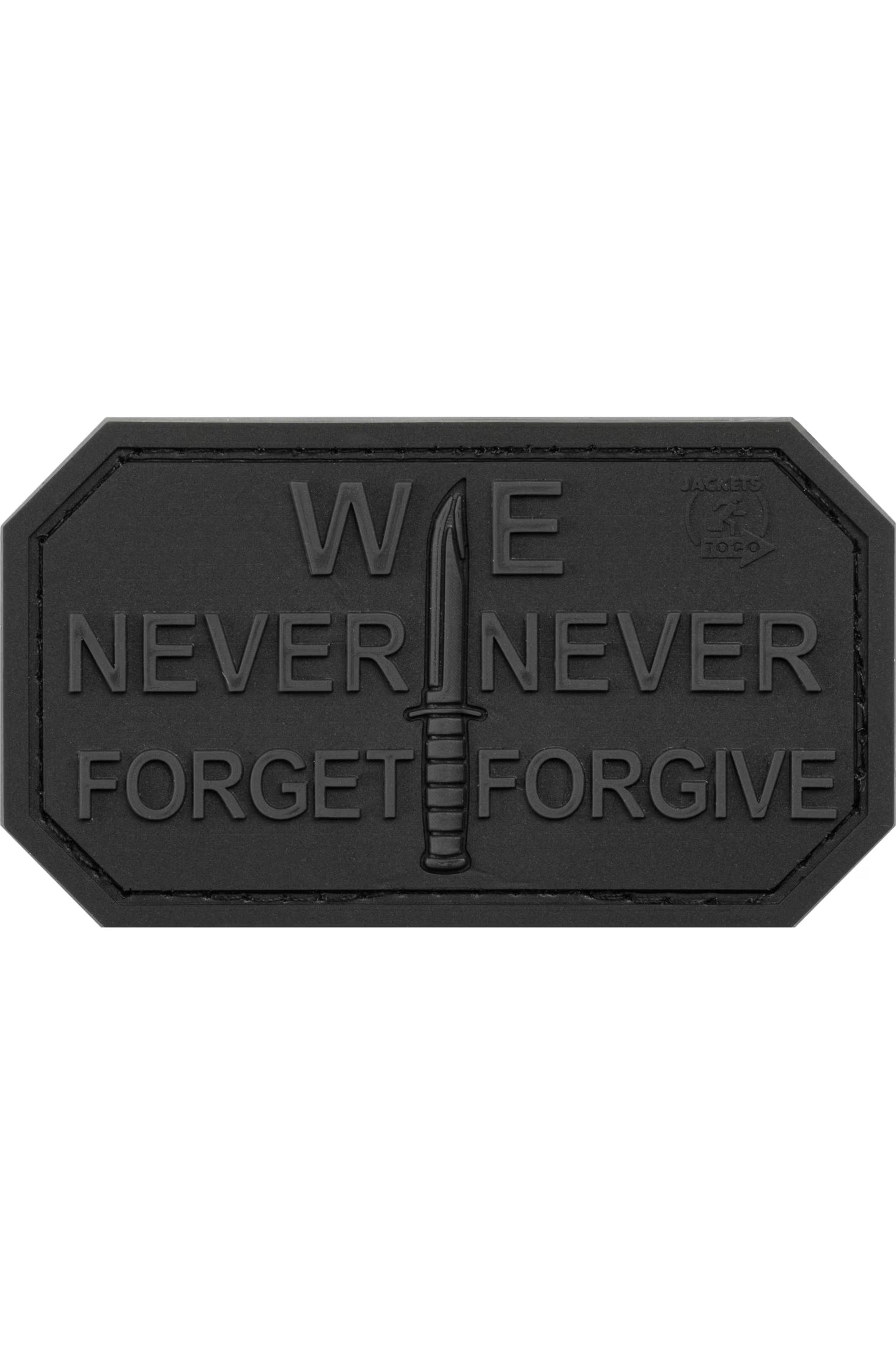 JTG Never Forget Rubber Patch