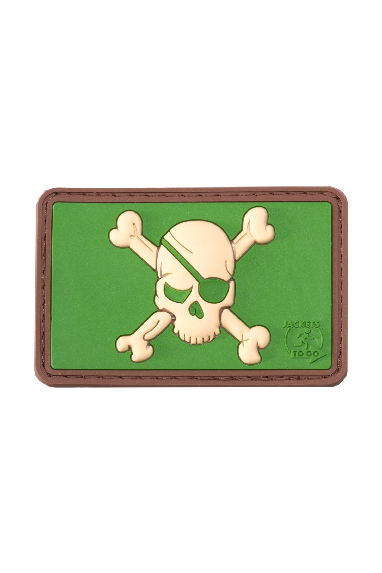 JTG Pirate Skull Rubber Patch