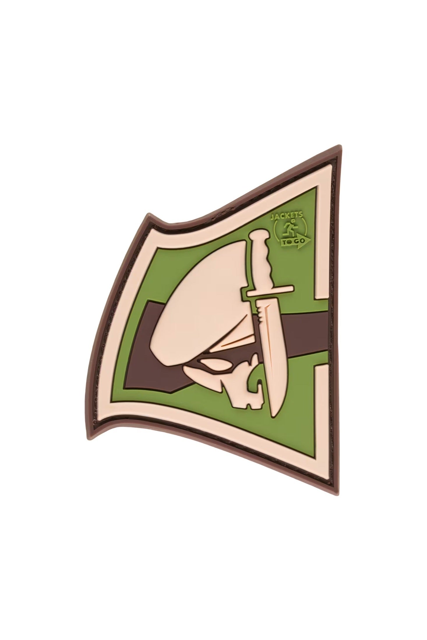 JTG Rebel Skull Rubber Patch