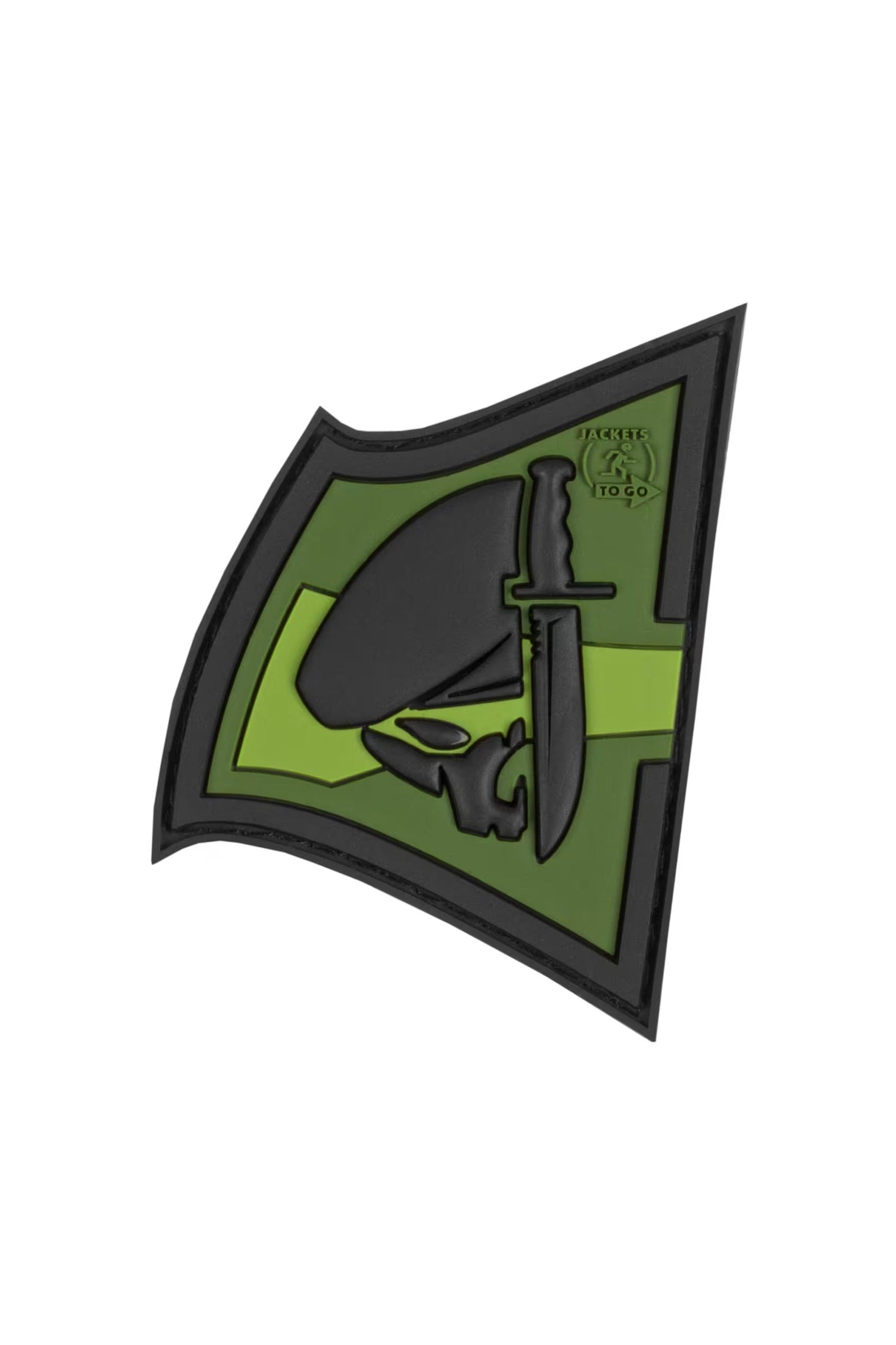 JTG Rebel Skull Rubber Patch